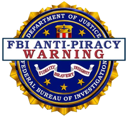 FBI Anti Piracy Warning